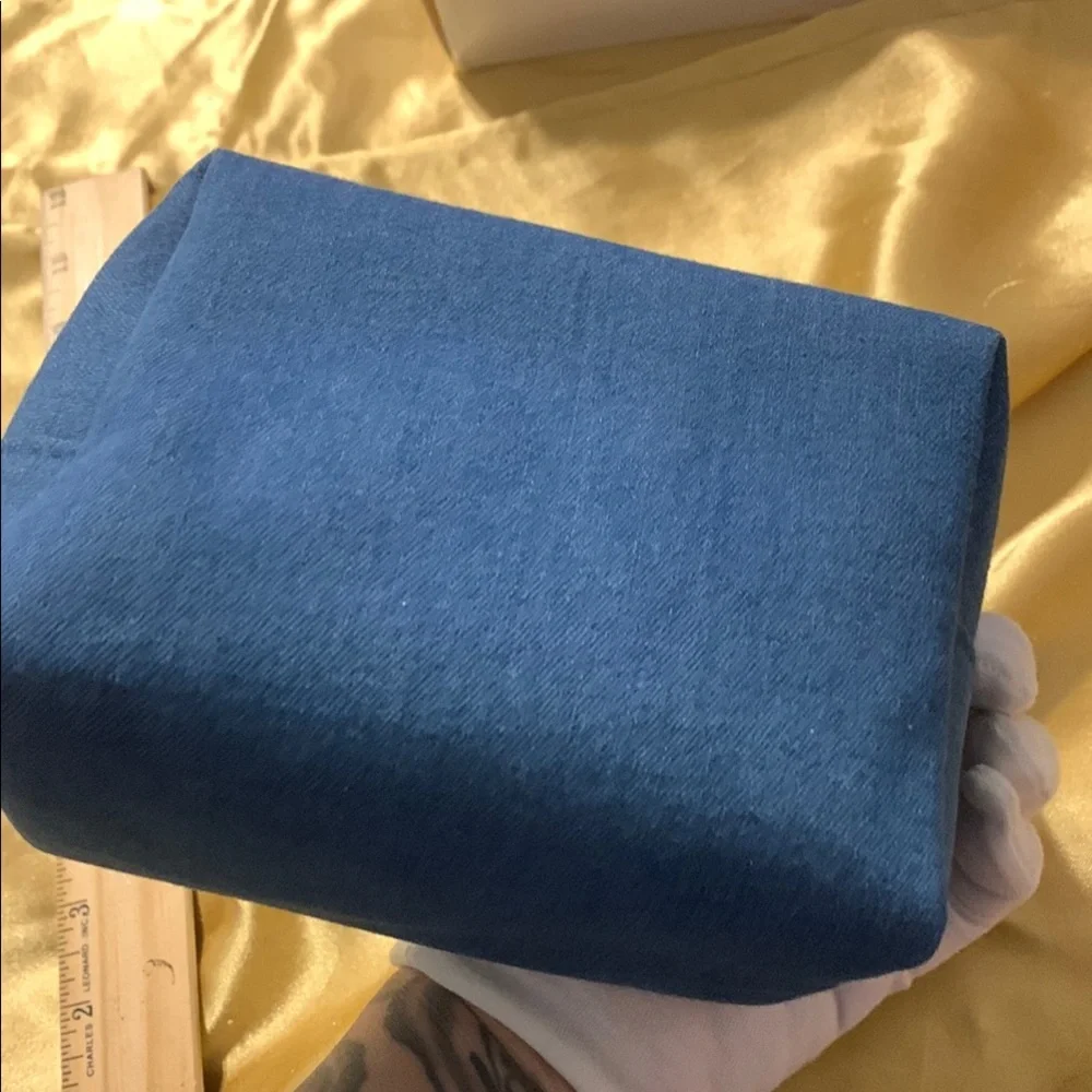 Dior Denim Blue Cosmetic Bag - Picture 10 of 10